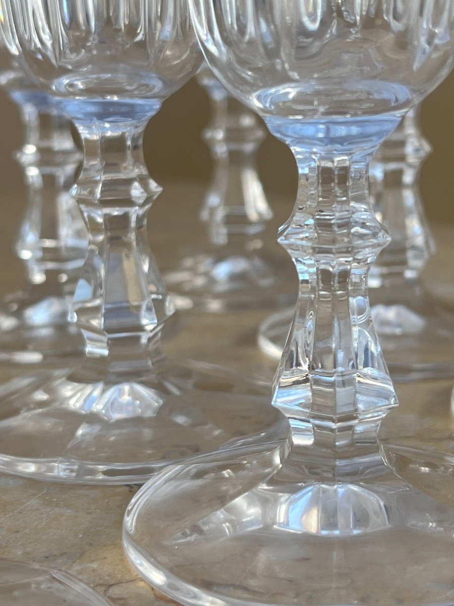 12 Baccarat Crystal Champagne Flutes 