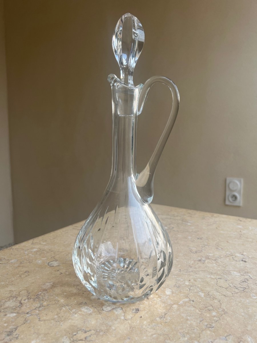 Baccarat Stamped Crystal Ewer Carafe -photo-6