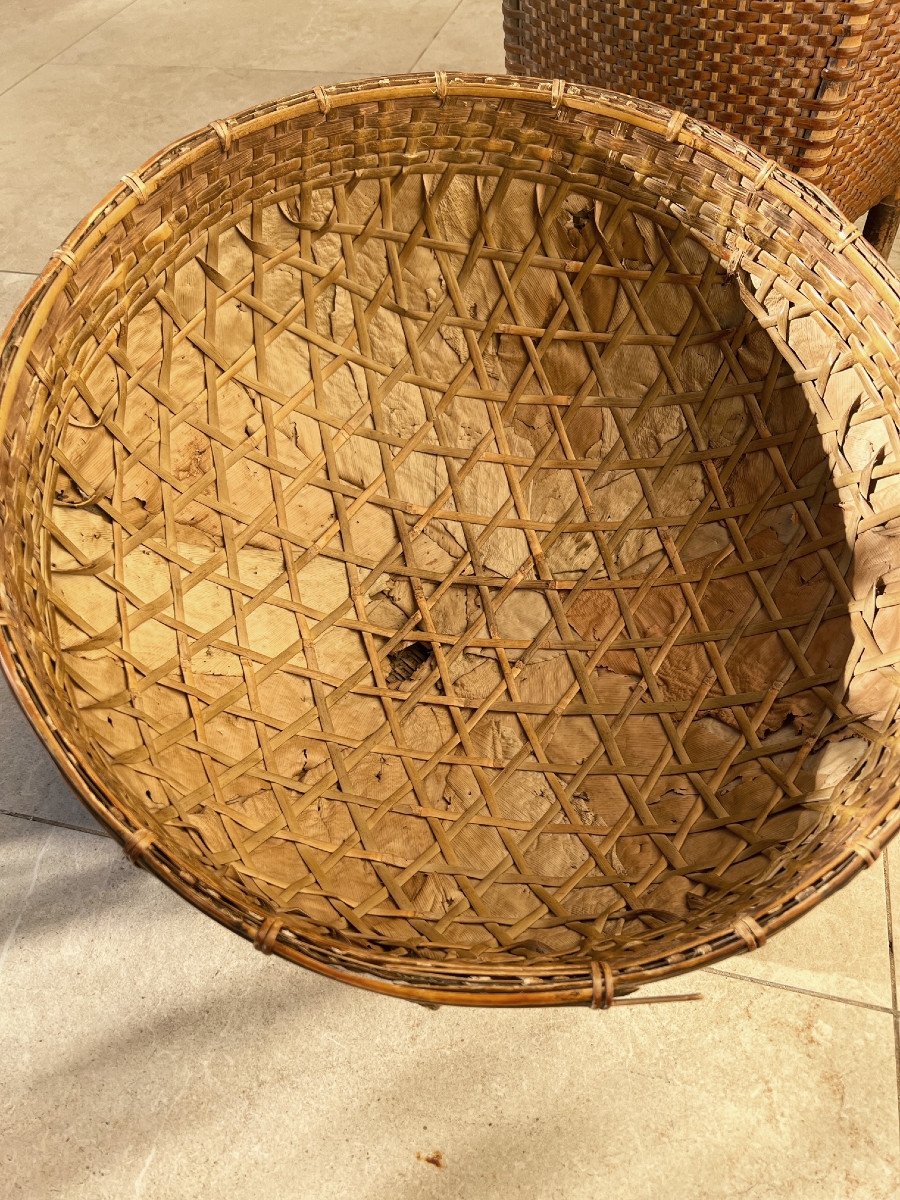 Large Basket To Pick Up Medicinal Herbs, Lahu Ethnic Group, Burma.-photo-5