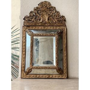 Small Pareclosed Mirror 19th Century 