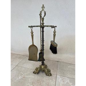 Brass Fireplace Servant  