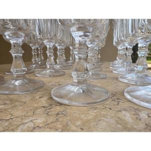 24 Verres En Cristal Baccarat 