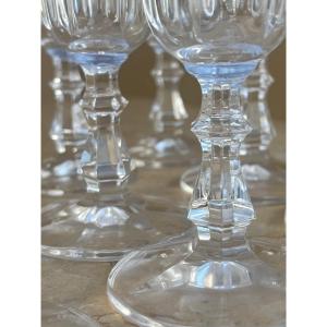 12 Flûtes à Champagne En Cristal Baccarat 