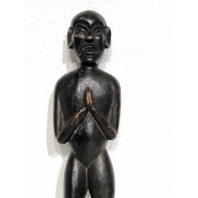 Anthropomorphic Statue Yaka Or Suku Republic Of Congo