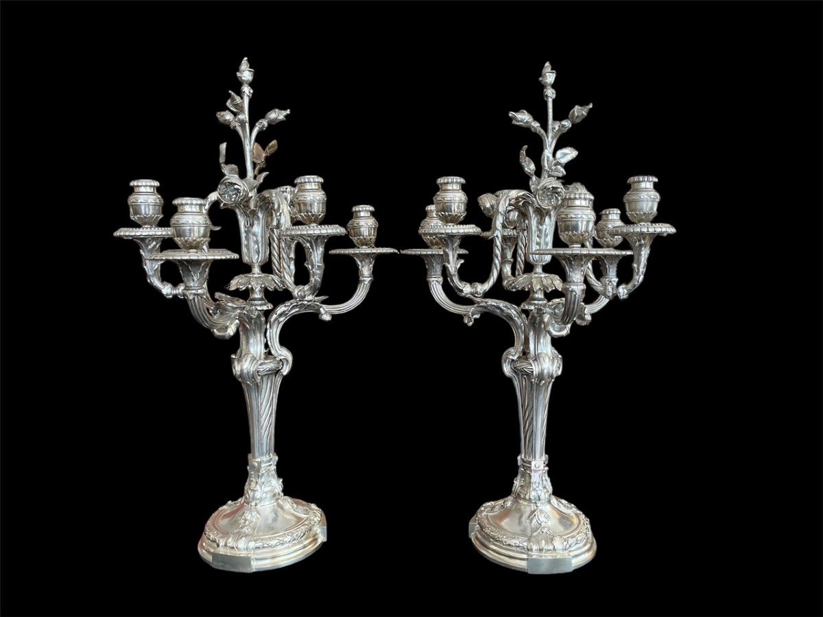 Pair Of Large 19th Century Candelabras