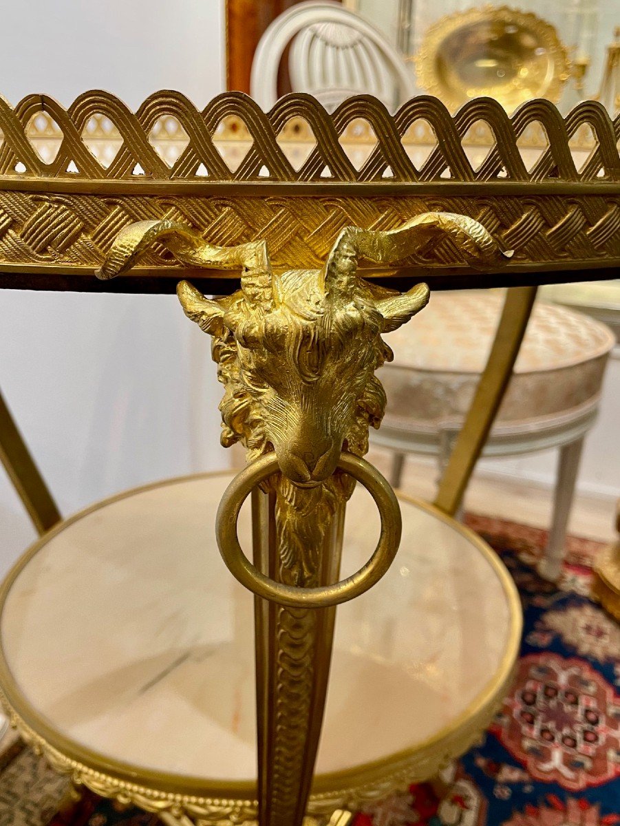 Louis XVI Gilt Bronze Gueridon-photo-4