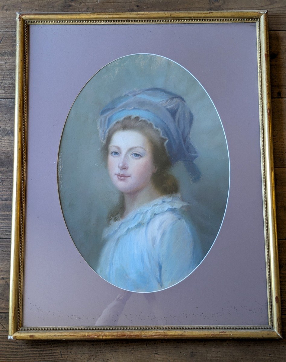 Portrait Of Young Woman Early 19th-photo-4