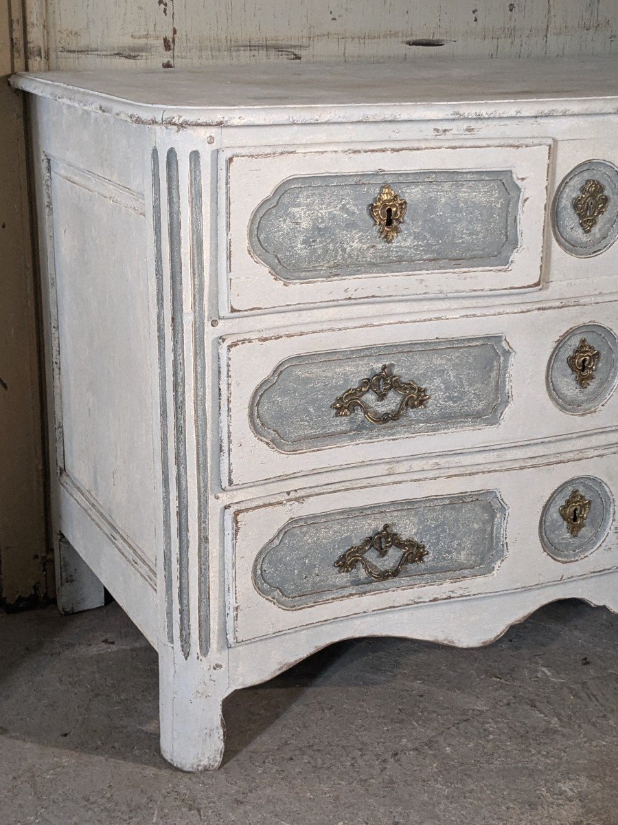 Louis XV Chest Of Drawers, 18th Century.-photo-2