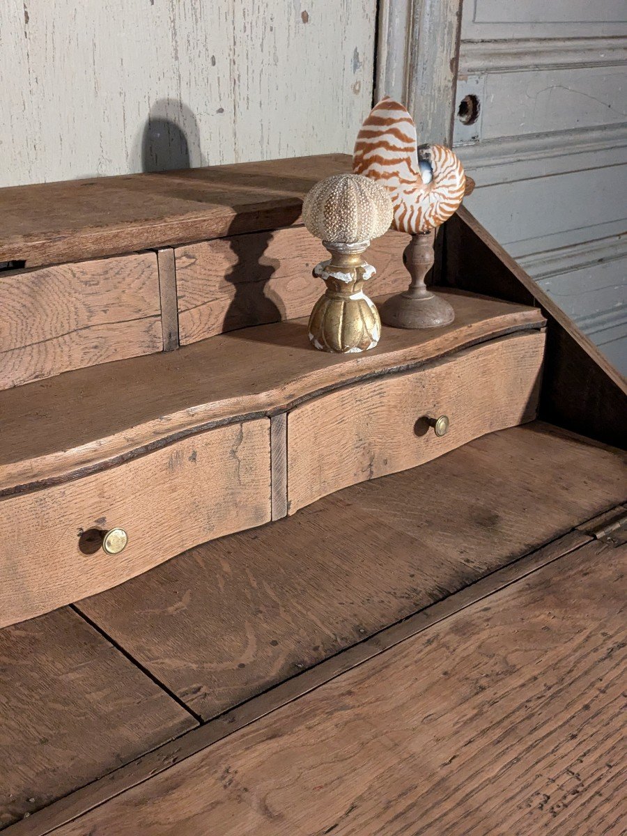 19th Century Liège Scriban Chest Of Drawers.-photo-3