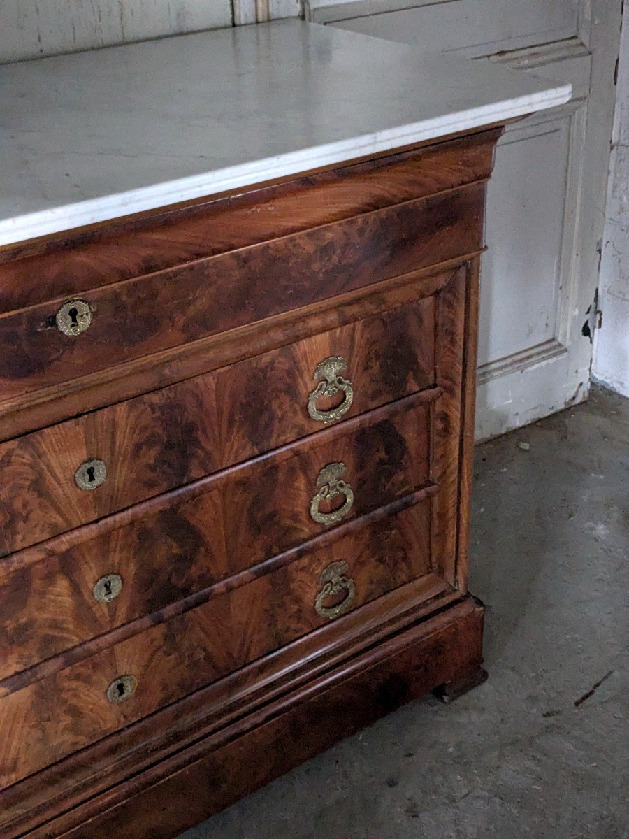 19th Century Secretary Chest Of Drawers-photo-3