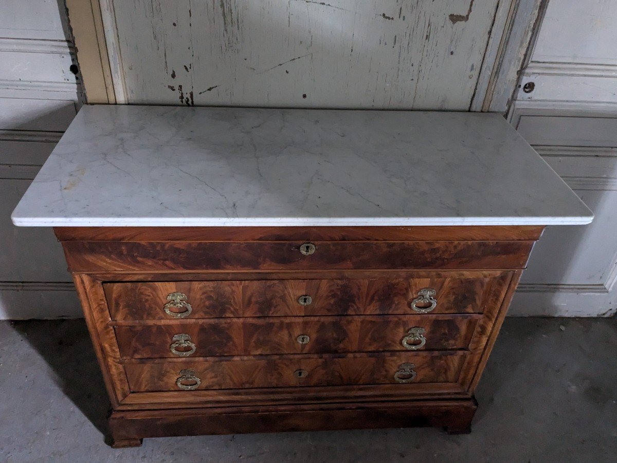 19th Century Secretary Chest Of Drawers-photo-7