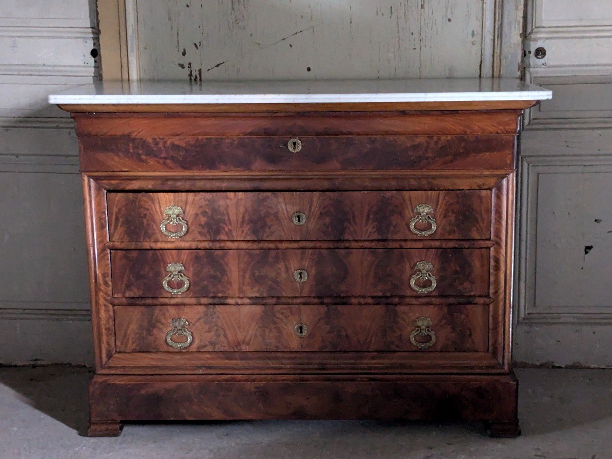 19th Century Secretary Chest Of Drawers