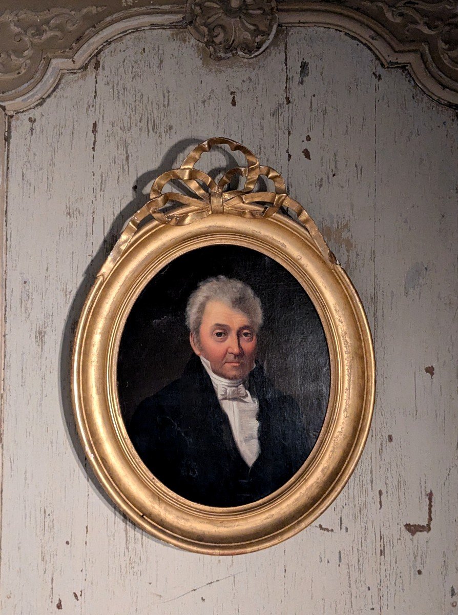 Large Portrait Of A Man, Early 19th Century