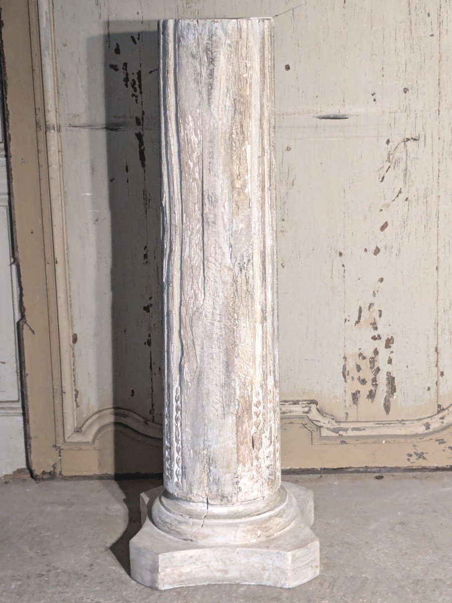 18th Century Oak Column-photo-2