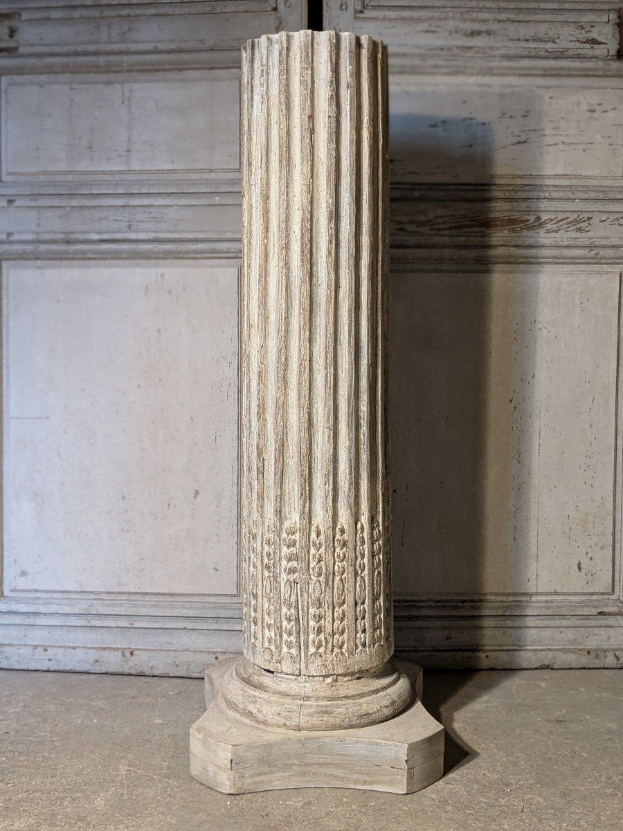 18th Century Oak Column