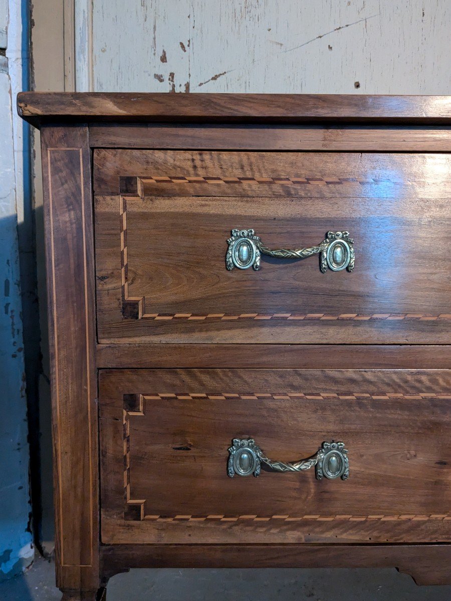 Small Louis XVI Style Chest Of Drawers-photo-3