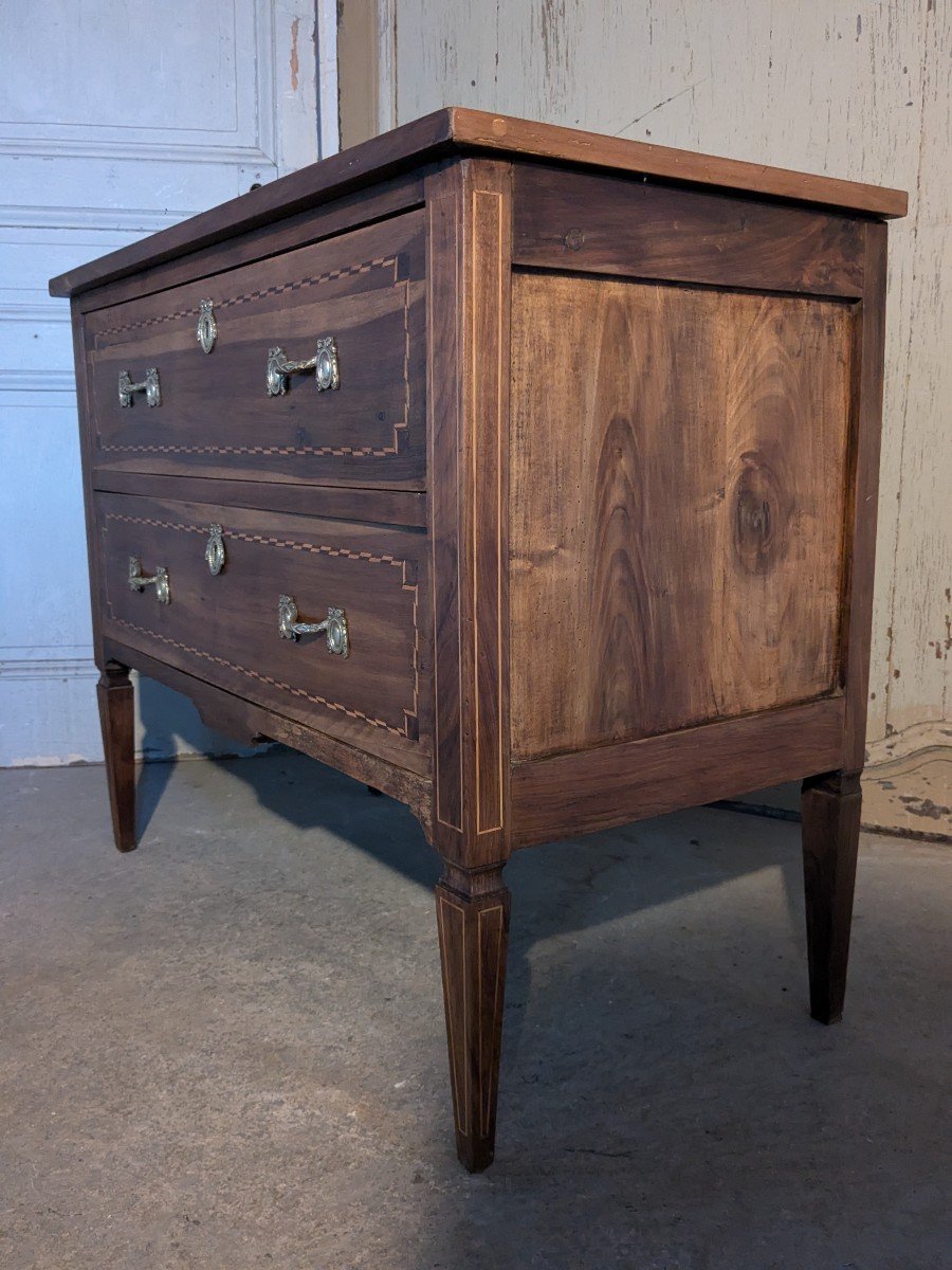 Small Louis XVI Style Chest Of Drawers-photo-3