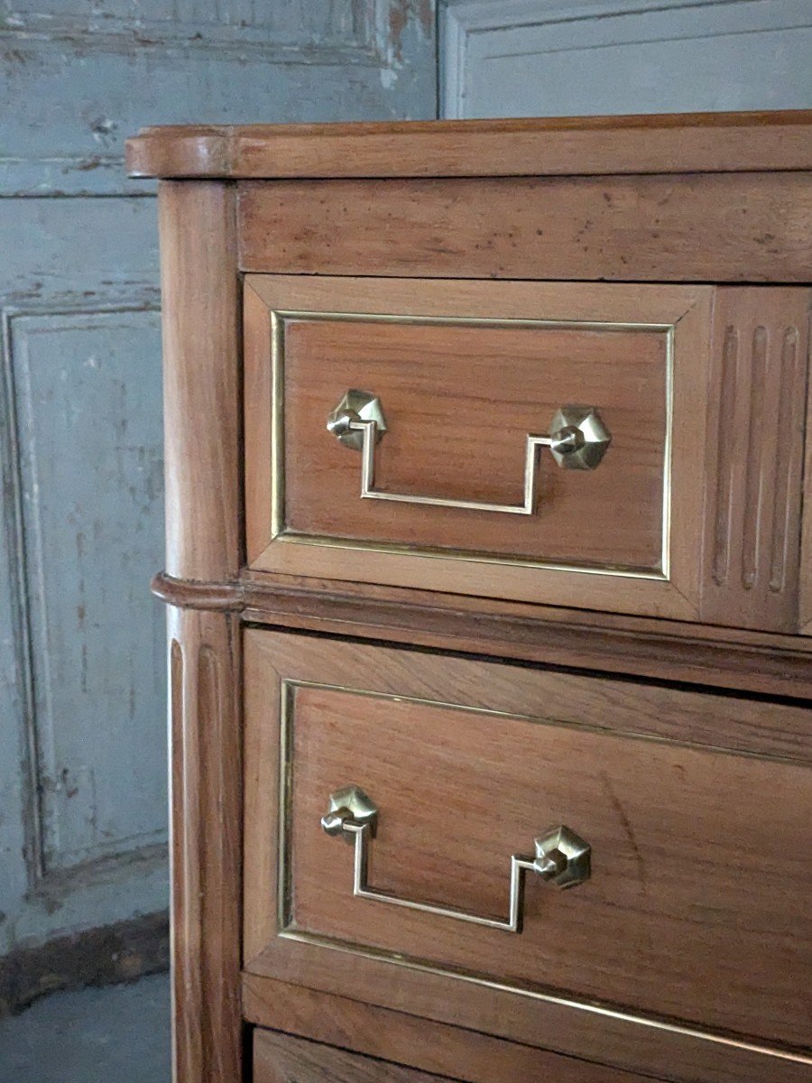 Small Louis XVI Chest Of Drawers, 19th Century.-photo-4