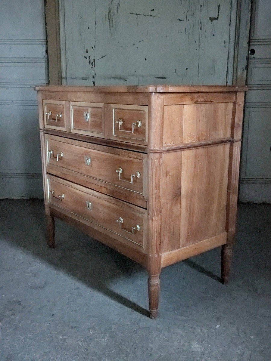 Small Louis XVI Chest Of Drawers, 19th Century.-photo-2