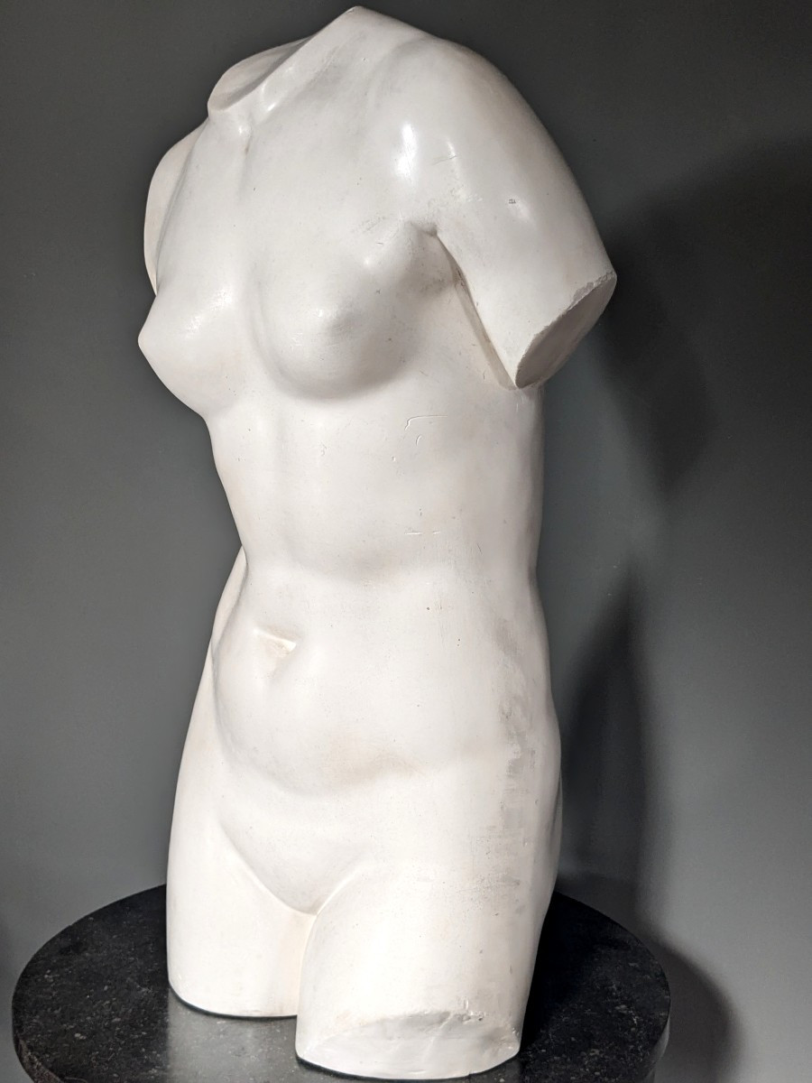 Venus Of Cnidus, Plaster 20th Century-photo-3