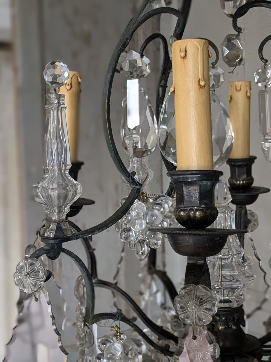 Large Chandelier With Tassels-photo-2