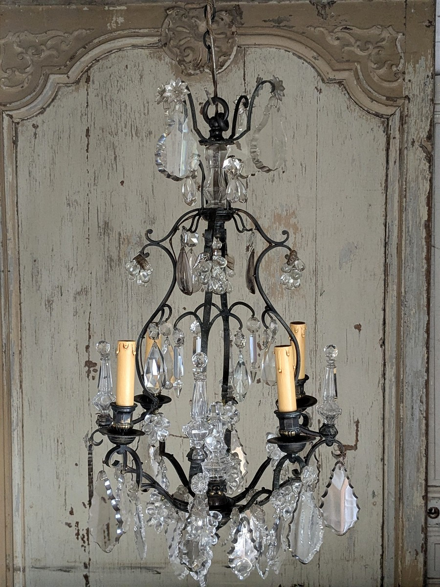 Large Chandelier With Tassels