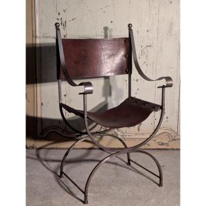 20th Century Curule Armchair