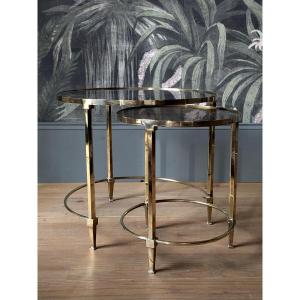 Maison Ramsey Nesting Tables Duo, 20th Century.