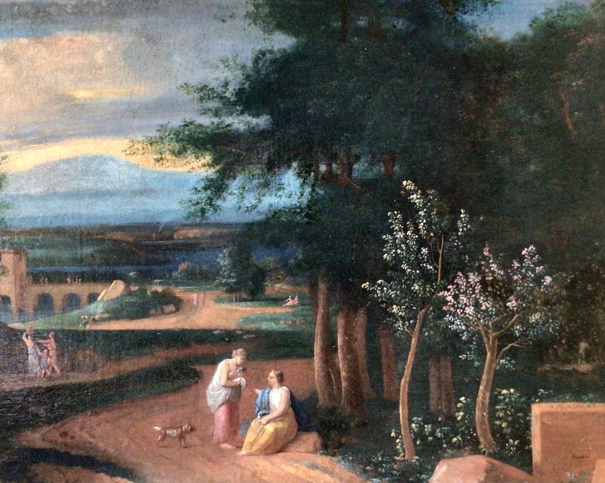 Neoclassical Landscape From The End Of The 18th Century-photo-2