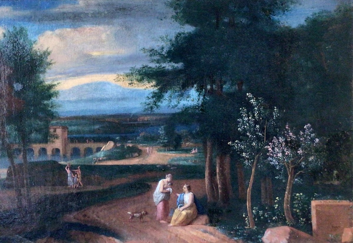 Neoclassical Landscape From The End Of The 18th Century-photo-3