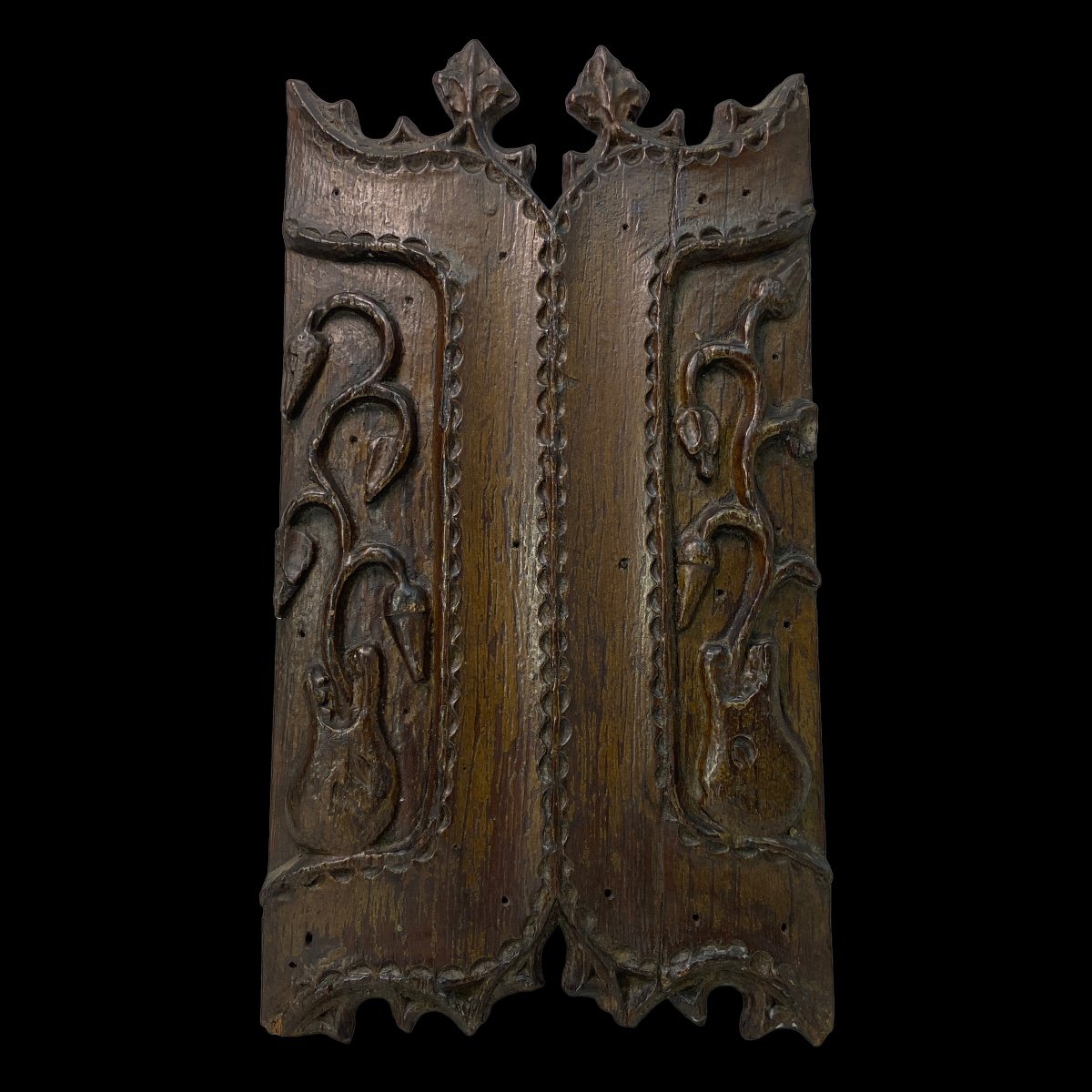 Gothic Panel - XVth Century - France-photo-7