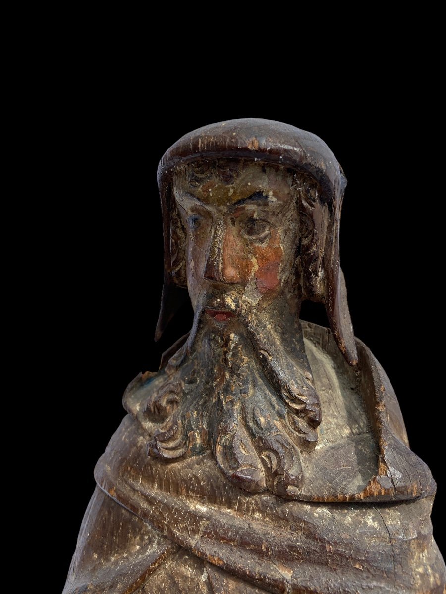 Sculpture Of Saint Anthony (the Great) -  Brussels – Ca. 1480 -photo-2