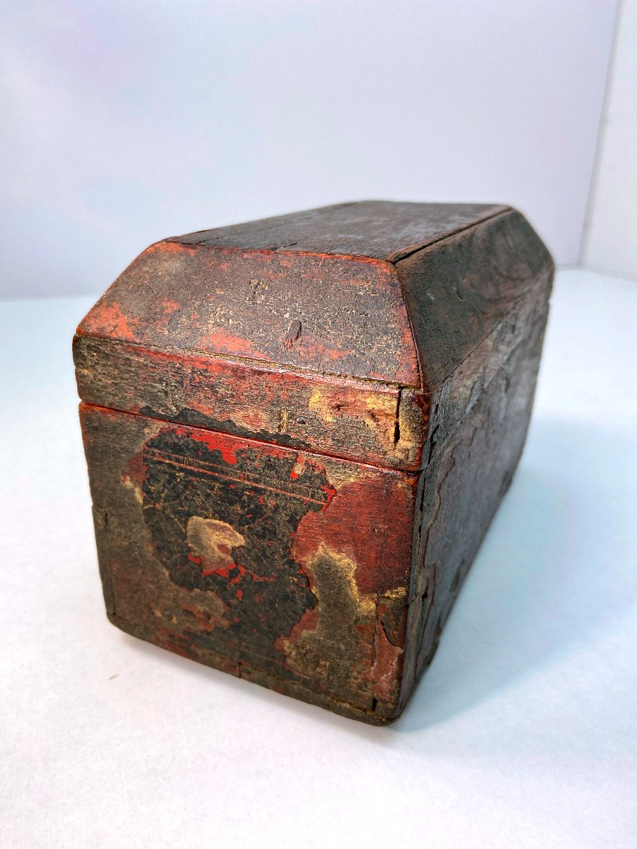 A Gilt And Black Lacquered Casket - Probably Flemish - 16th Century-photo-2