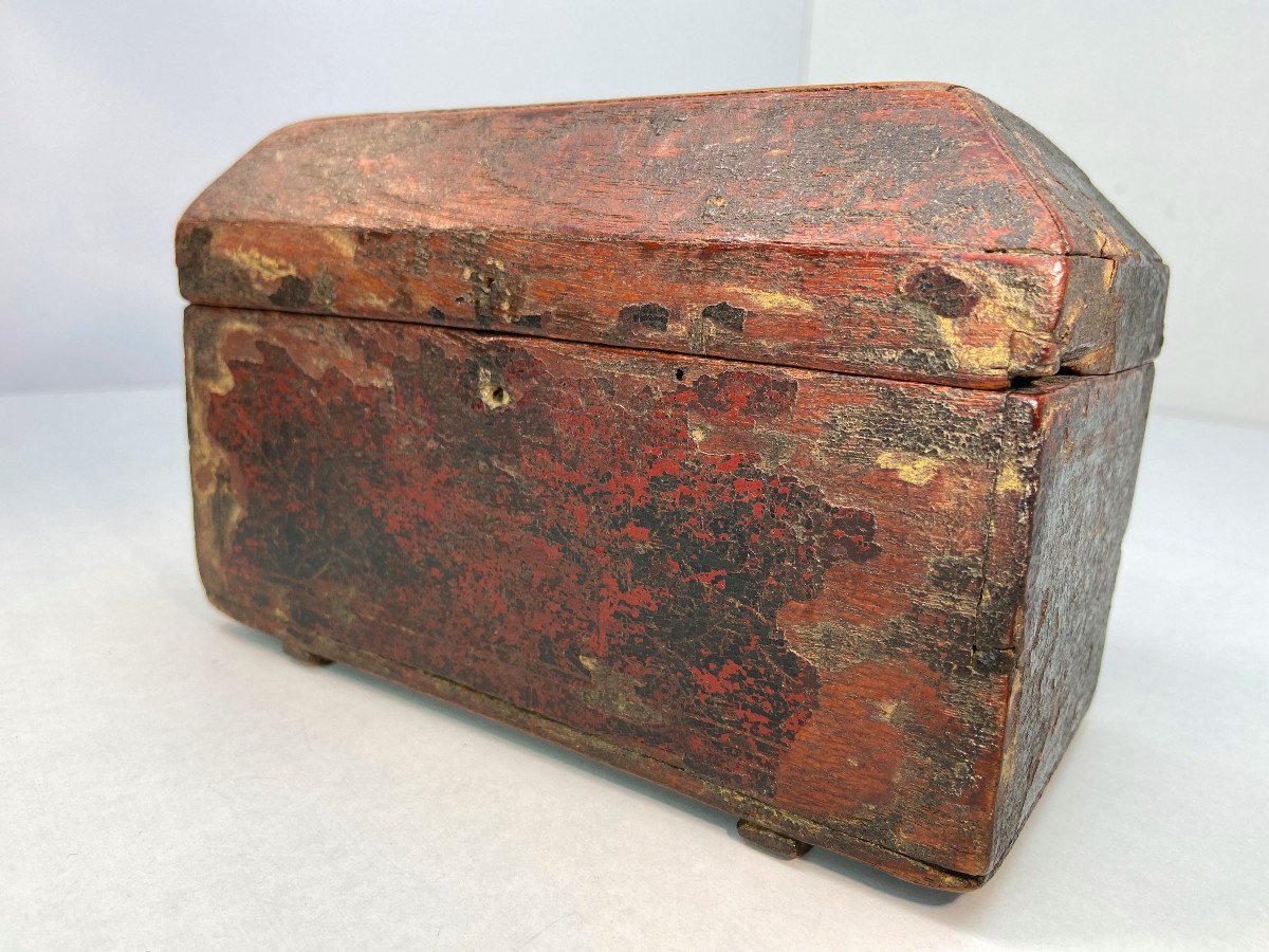 A Gilt And Black Lacquered Casket - Probably Flemish - 16th Century-photo-5