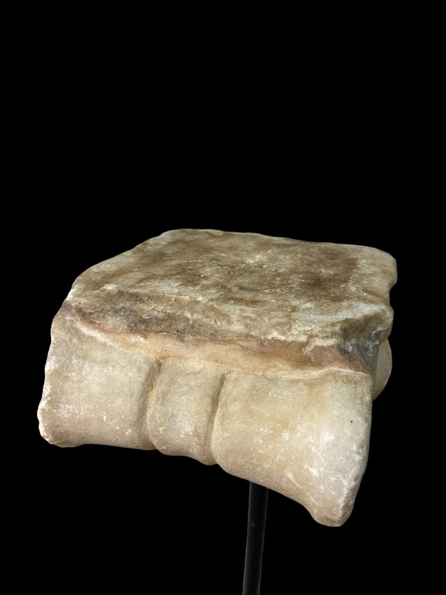 A Roman Capital – Ionic Marble Column – Circa 2nd Century A.d.-photo-6