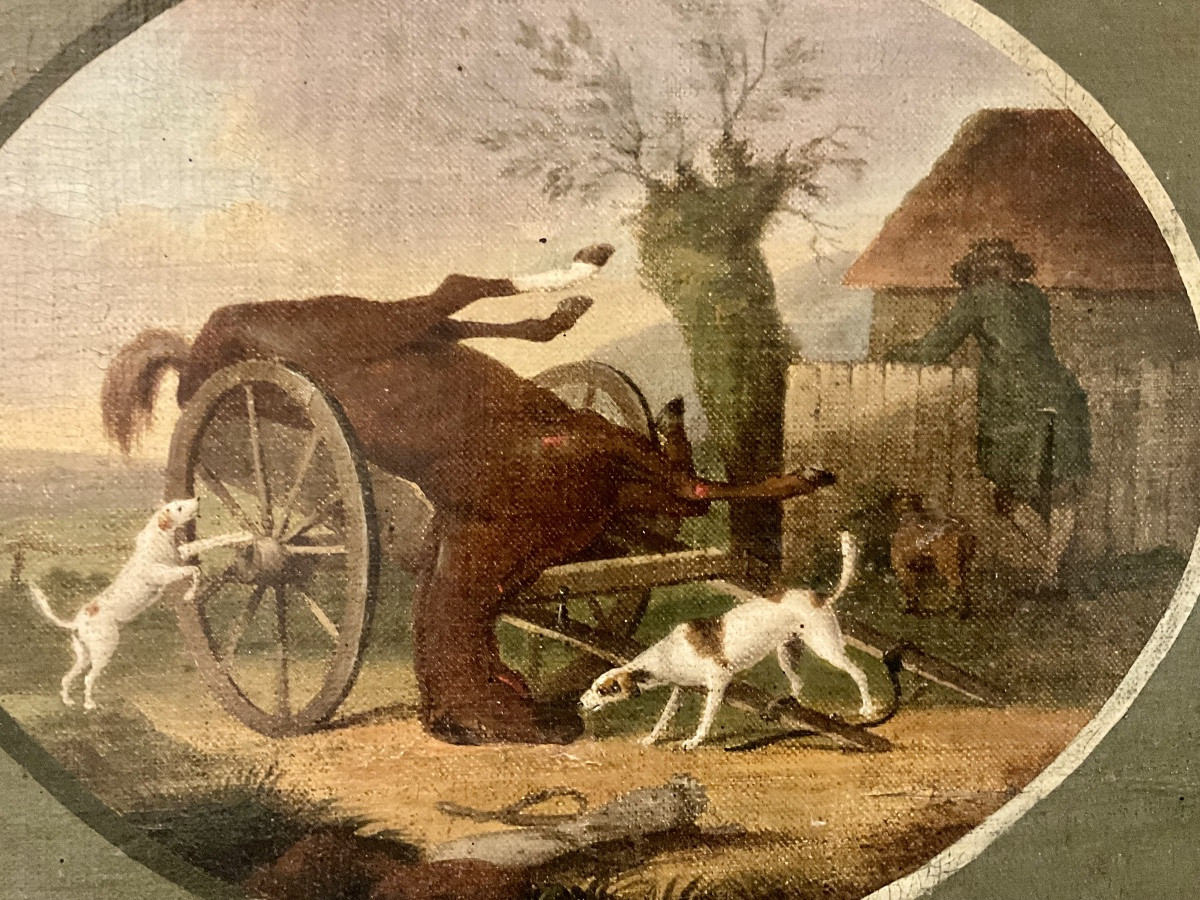 Rare Série De Peintures Anglaises De Sartorius.-photo-7