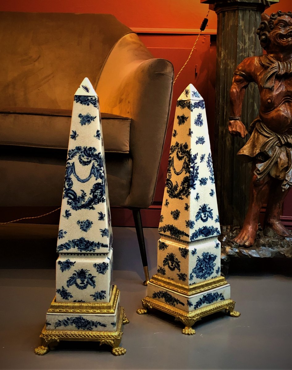 Beautiful Pair Of Obelisks