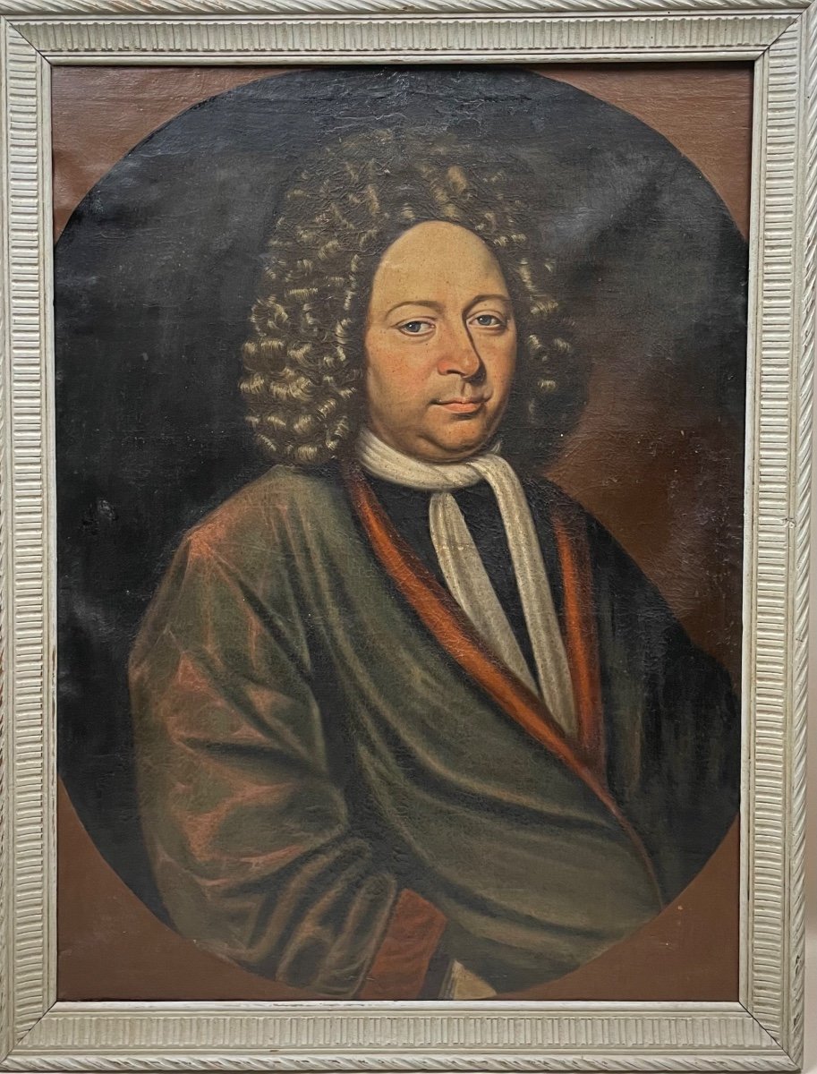 Paire De Portraits Début XVIIIème , 1715-photo-4