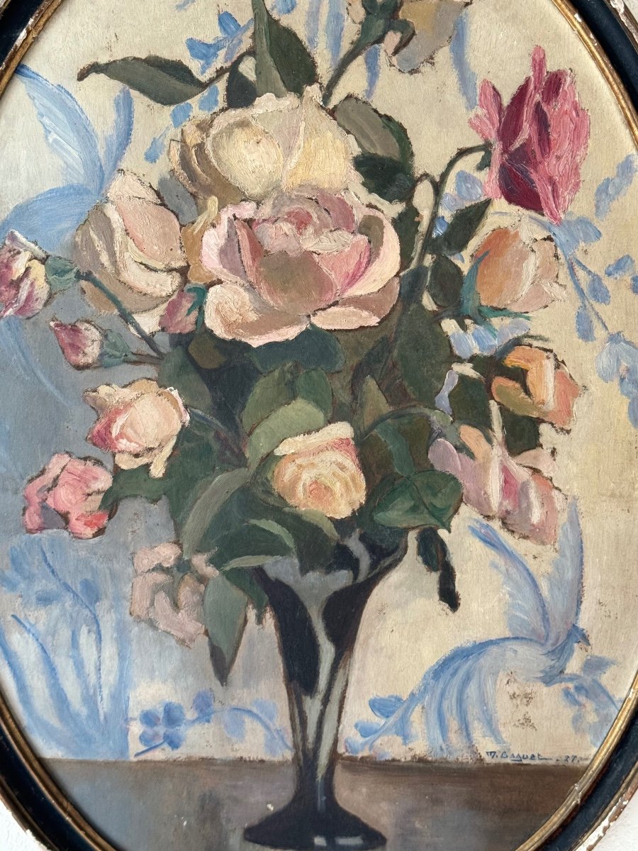 Bouquet Of Flowers Dated 1927-photo-2