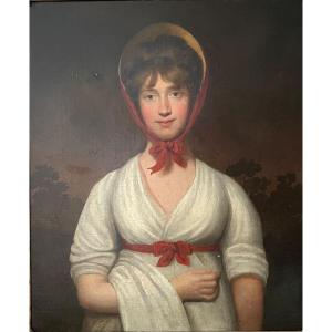 Portrait Of A Young Woman, English School 