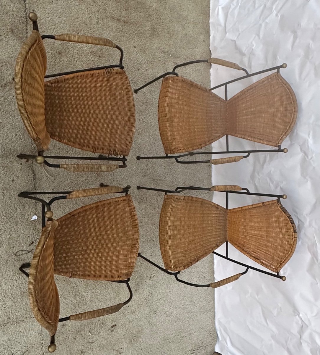 4 Frederick Weinberg Armchairs-photo-2