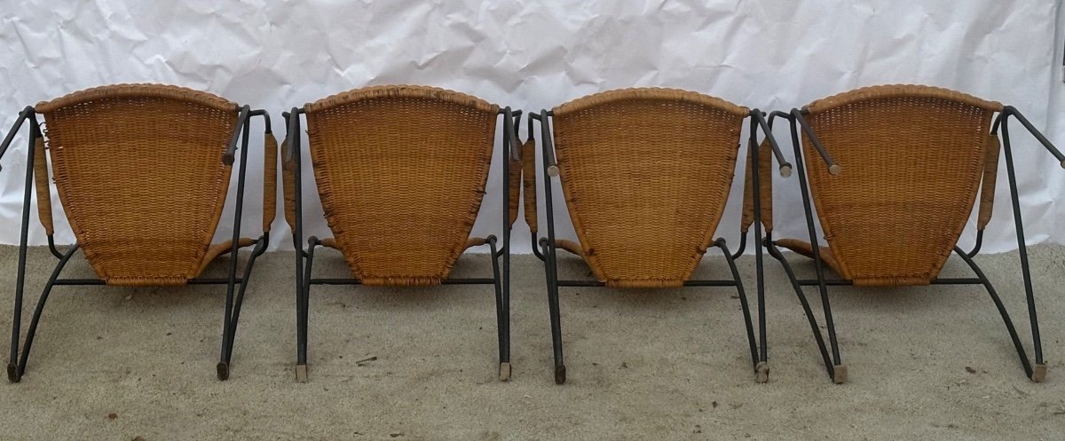 4 Frederick Weinberg Armchairs-photo-3