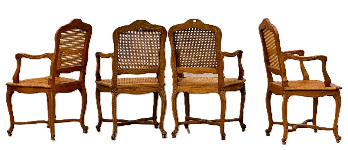 Set Of 4 Regency Style Armchairs-photo-2