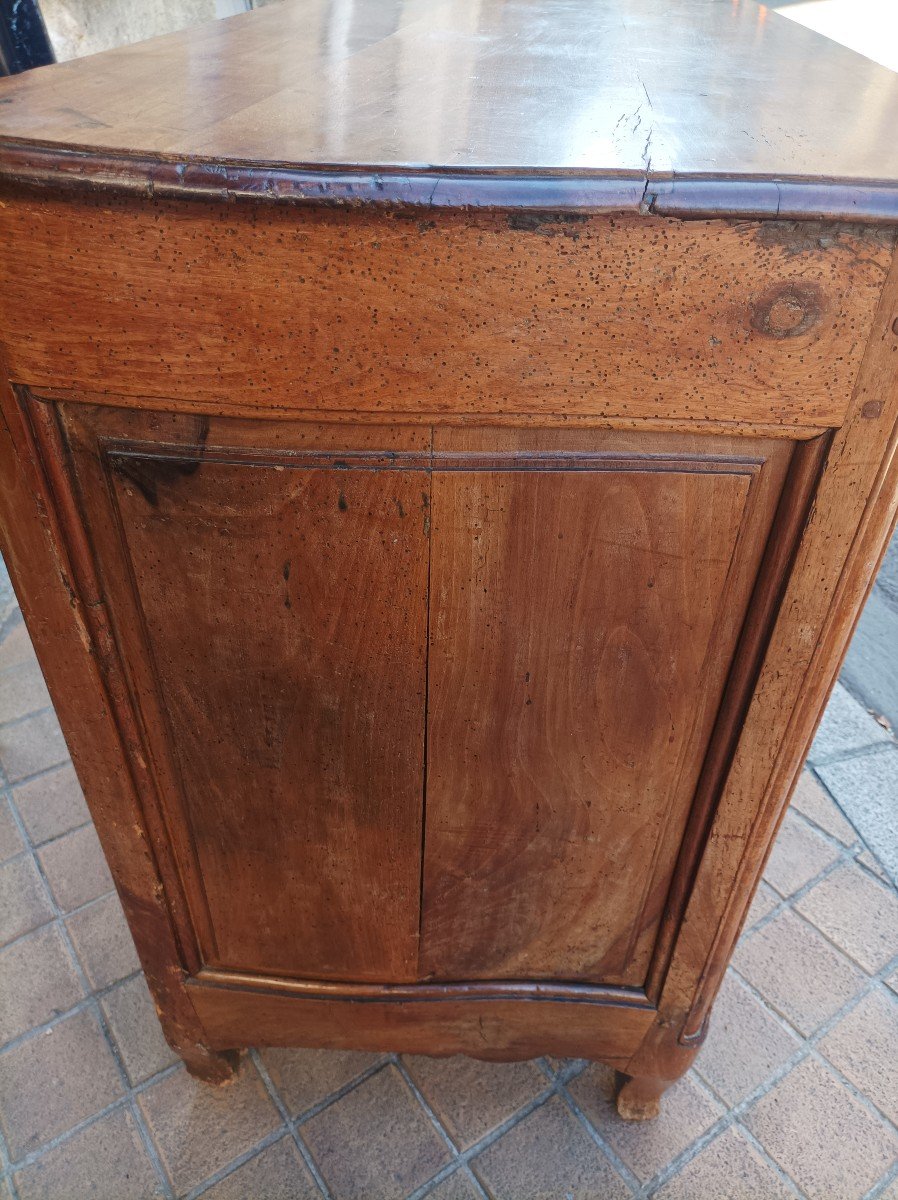 Louis XV Commode In Blond Walnut-photo-3