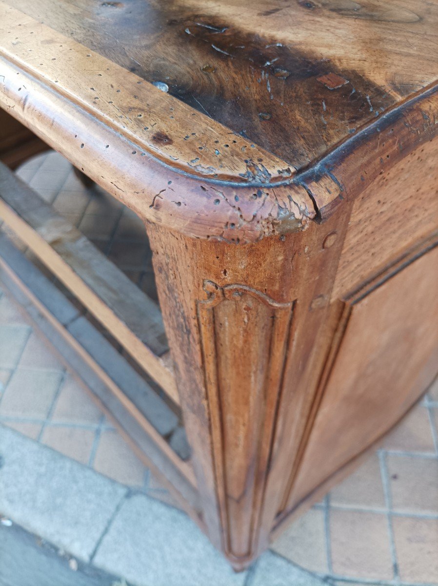 Louis XV Commode In Blond Walnut-photo-5