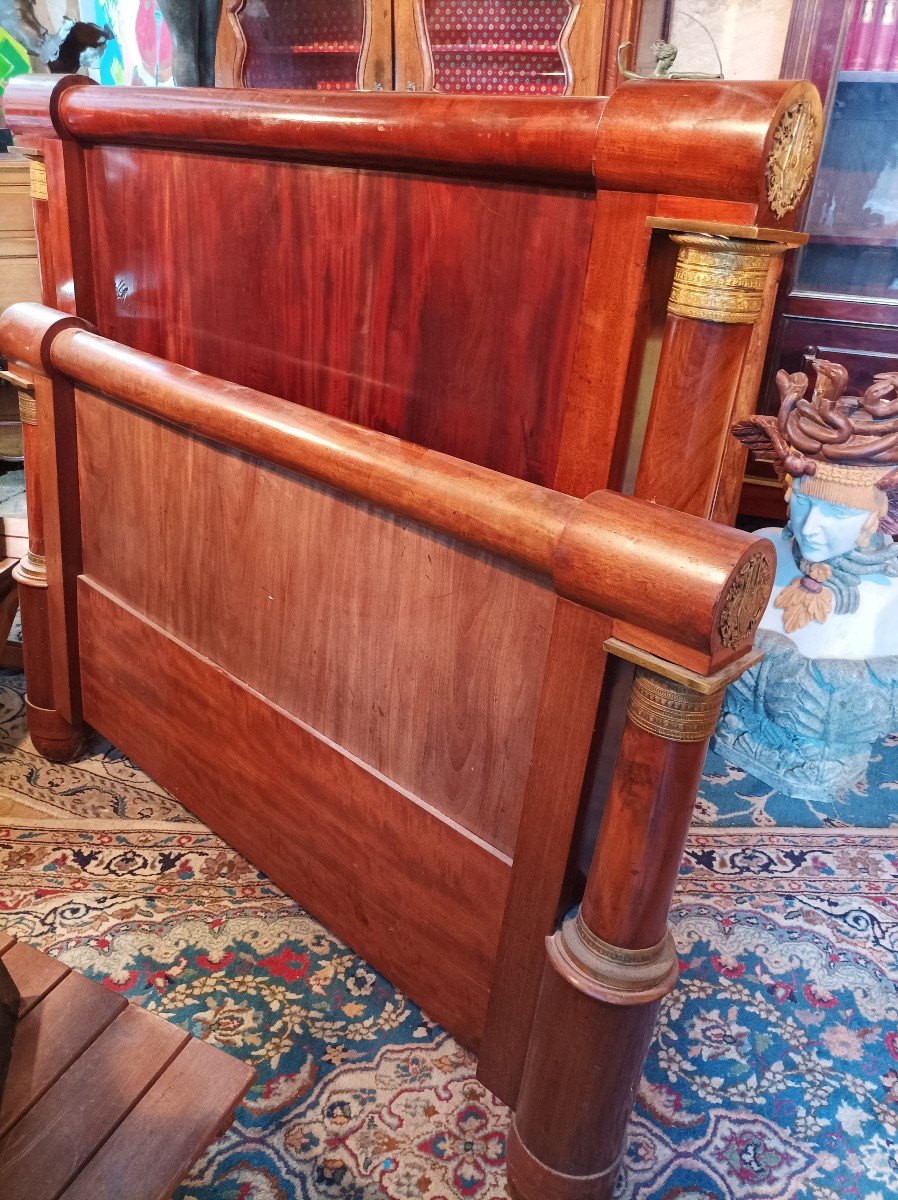 Empire Period Mahogany Bed-photo-5