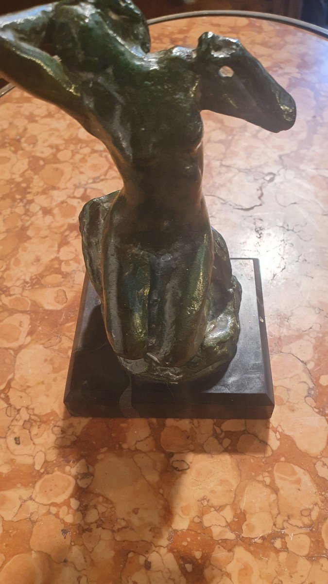 Bronze Sculpture Woman Jc War XXth-photo-4