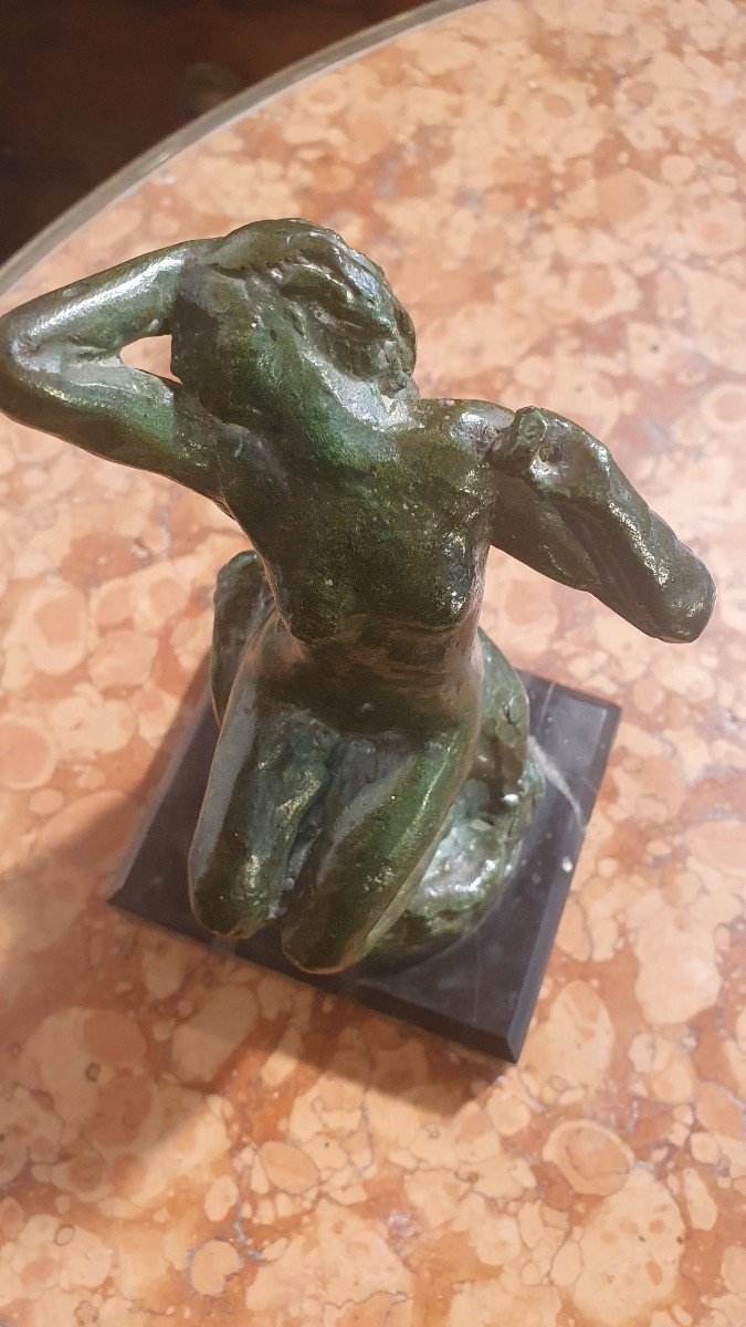 Bronze Sculpture Woman Jc War XXth-photo-2