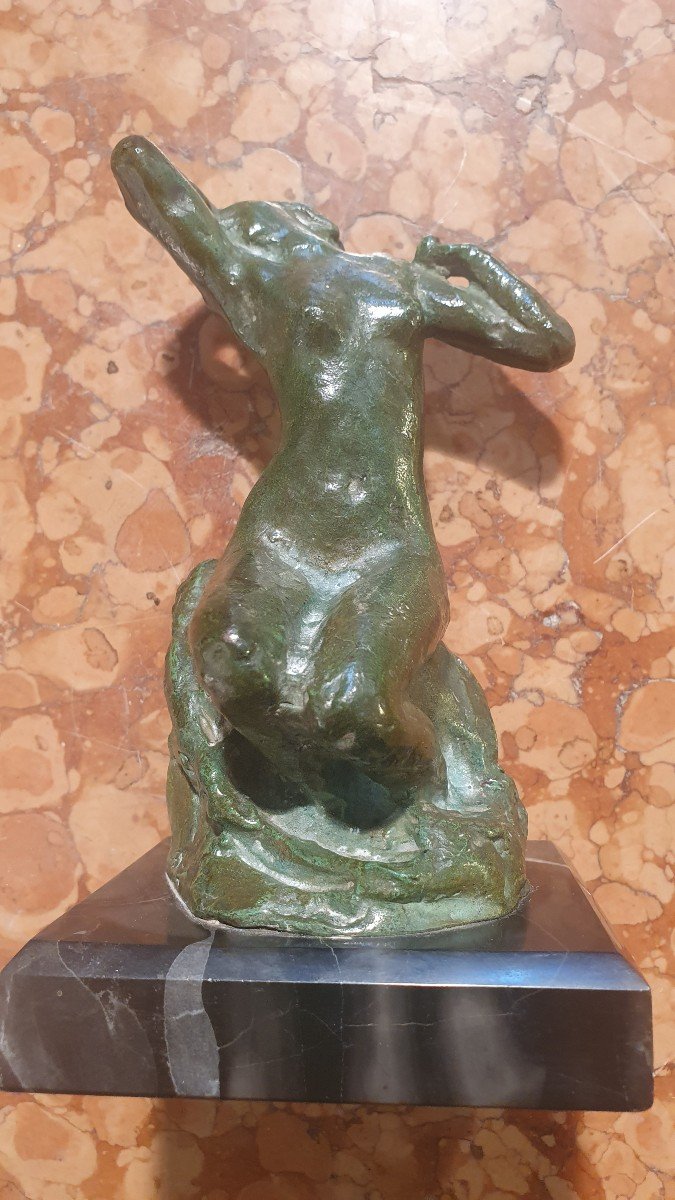 Bronze Sculpture Woman Jc War XXth-photo-6