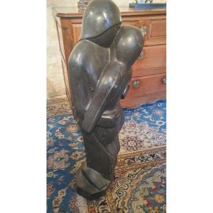 Sculpture Marbre Femme Et Enfant